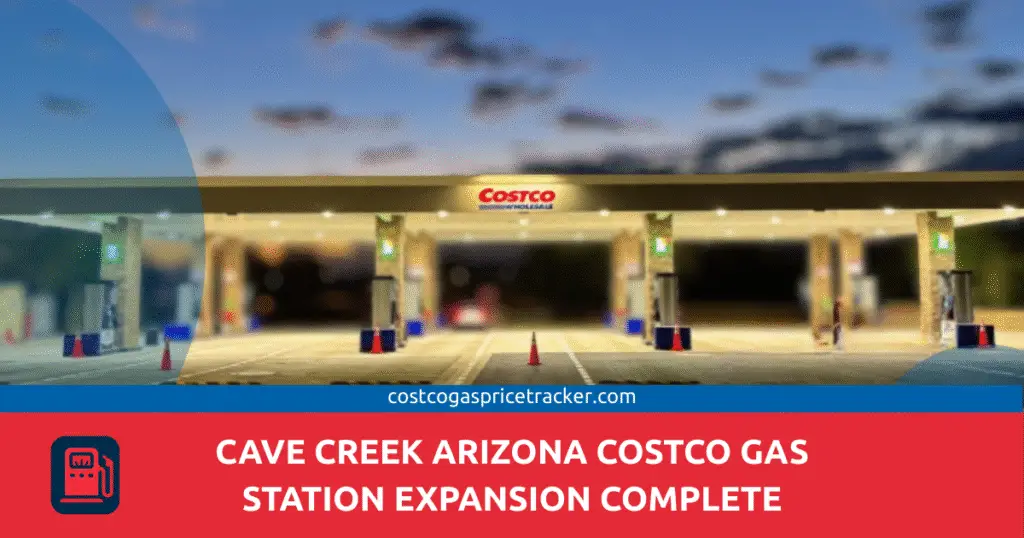 Cave Creek Arizona Costco Gas Station Expansion Complete