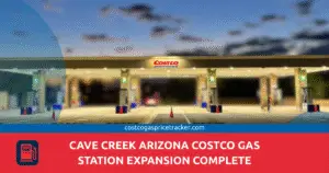 Cave Creek Arizona Costco Gas Station Expansion Complete