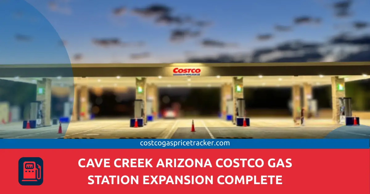 Cave Creek Arizona Costco Gas Station Expansion Complete
