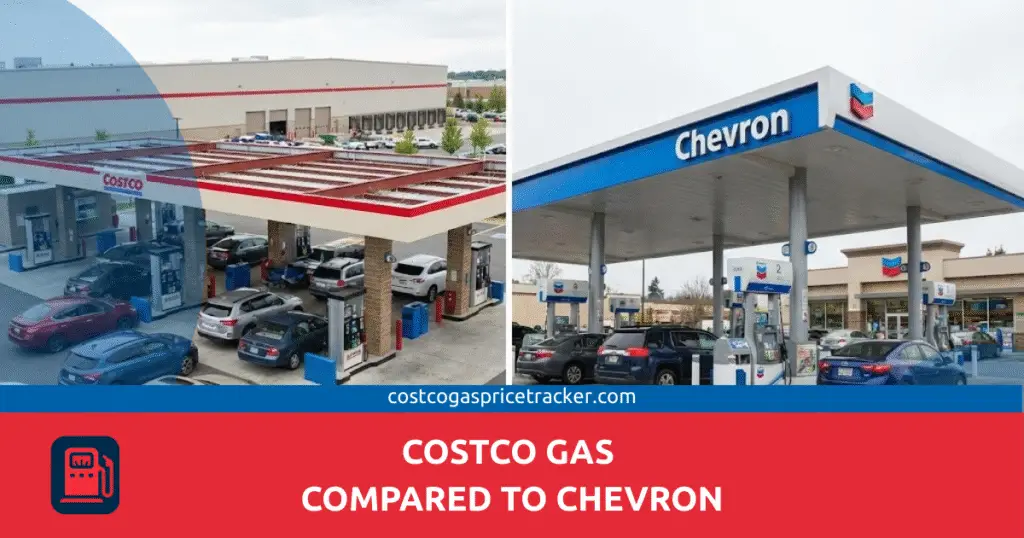 Costco Gas Compared to Chevron
