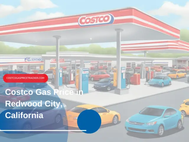 Costco Gas Price in Redwood City, California