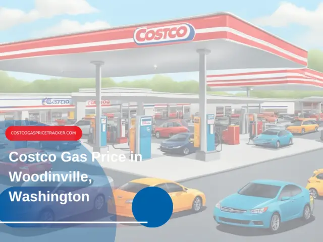 Costco Gas Price in Woodinville, Washington